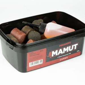 Combo Mikbaits Mamut - mix nuggety, pelety + lososový olej